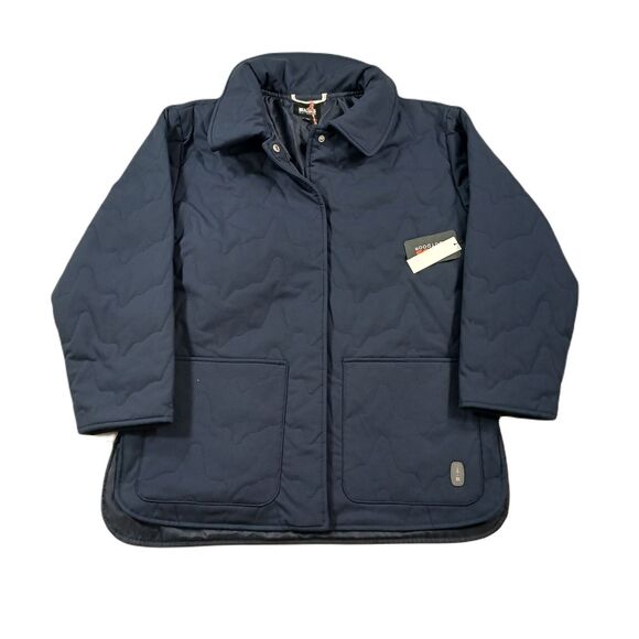 Bass Outdoor Quilted‎ Jacket Womens XS Navy Blazer Blue $129 - Picture 1 of 9